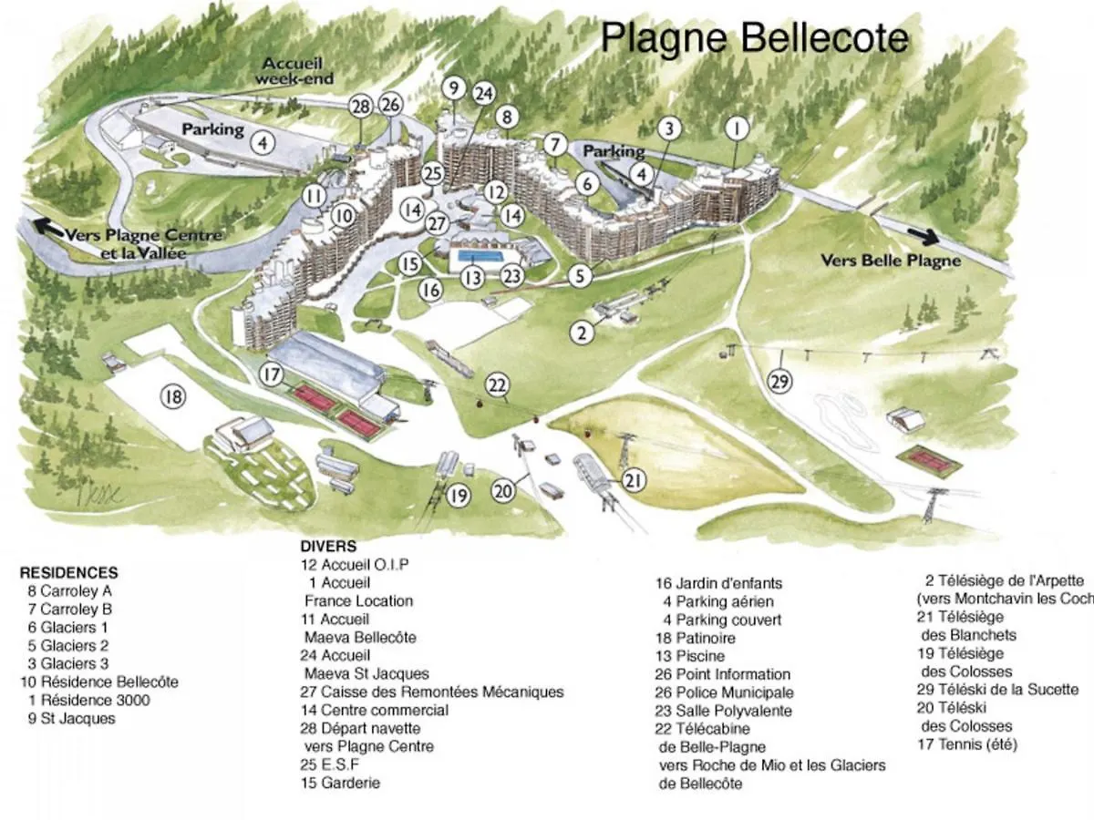 Studio Plagne Bellecôte, 1 pièce, 4 personnes - FR-1-181-1009 La Plagne